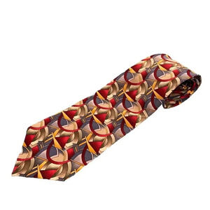 J. Garcia Mens Silk Neck tie‎ Clockworks Collection #8 By Stonehenge Vintage